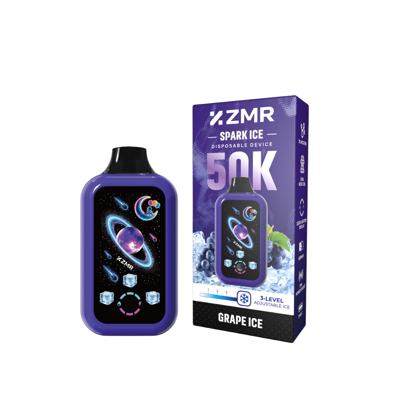 Zmr Spark Ice 50K DISPOSABLE