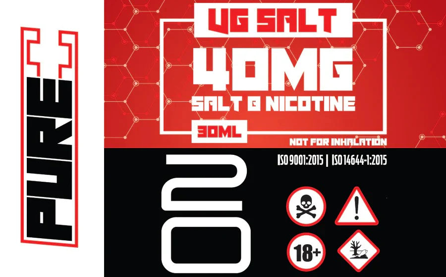 Molecule 9 Salt Nic Shot - VG Base